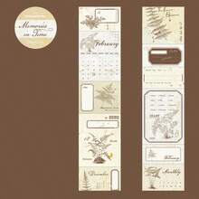 have a good day 1 Cuộn băng dính Washi trang trí chủ đề cổ điển dài 2M, nhãn dán thẩm mỹ sáng tạo, đồ dùng thủ công DIY, quà tặng ngày lễ, văn phòng phẩm học tập cá nhân hóa. - Nhiều màu - Xem 13