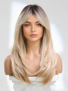 TOPSHE 22 Inch Heat Resistant Synthetic Wig - Perfect For Everyday, Special Occasions, Beginners, Valentine's Day, Mother's Day, Birthday, Holidays, Parties, And Social Media Content Creation - Multicolor - View 3