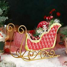 TendenciaEncantador Trineo Navideño Con Decoración De Metal, PequeñoCalidad premium - Modelo 1122 - Ver 2
