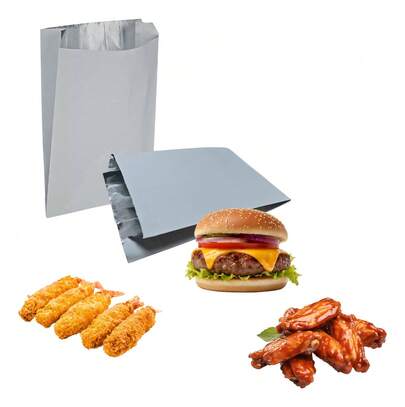 Tendencia100 Bolsa Térmica Aluminio Para Hamburguesa Alimentos GrasosCalidad premium