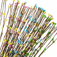 40 قطعة من الفواكه الاصطناعية إكليل الزهور، رذاذ التوت الربيعي، أغصان زخرفية باللون الباستيل، أغصان زخرفية للزهور، مناسبة لديكور وسط طاولة عيد الفصح، صنع إكليل الحرف اليدوية وديكور المنزل. رذاذ اصطناعي، إكليل زخرفي من سلك الحديد والتوت الربيعي، أغصان زخرفية للزهور، مناسبة للحرف اليدوية لعيد الفصح، ترتيبات الزهور وصنع الإكليل. - متعدد الألوان - مشاهدة 8