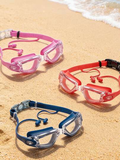 成人泳镜，防雾、防水、防紫外线，高清视野，男女通用，适合户外游泳、海滩度假、泳池派对等场合。