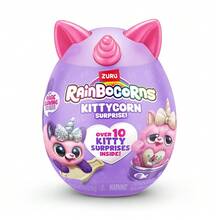 ZURU Rainbocorns Kittycorn Surprise Series 2，毛绒收藏娃娃，惊喜蛋，贴纸包（随机款式） - 彩色 - 查看 2