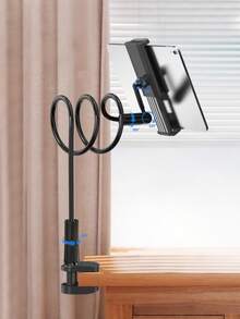 手机支架，懒人床头支架，iPad平板电脑床边支架，夹式床面支架，通用多功能360度旋转，按钮式调节，稳定易调。兼容、安卓手机，生日礼物，送给家人、朋友，适用于办公室、宿舍和家庭使用。360度旋转手机支架，承重力强。 - 彩色 - 查看 6