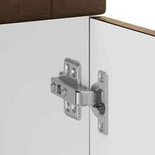 vidaXL Armoire de cuisine Porto chêne fumé bois d'ingénierie - Tabac - Voir 9