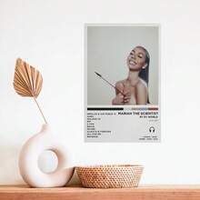 Framed  Ry Ry World Album Canvas Poster - Music Wall Art For Bedroom Decor, Perfect For Room Decor,Modern Home Aesthetics, Vibrant Decorative Prints, Hallway, Patio, Sunroom, Library, Dining Room Wall Statement Pieces, Thoughtful Gift Option. - Framed(有框框的) - 查看 4