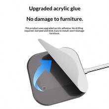 Heavy Duty Refrigerator Door Lock Set - Enhanced Acrylic Adhesive Formula, No Trace, Won't Damage Furniture, Tool-Free Installation, Suitable For: Combination Lock File Cabinet, Cash Box Reinforcement Lock, Safety Cabinet Lock, Food Storage Room And Freezer, Car Door Lock - Multicolor - View 5