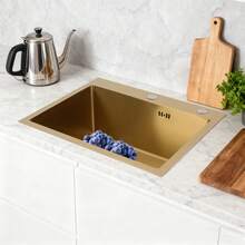 YUNRUX Kitchen Sinks - Gold - View 10