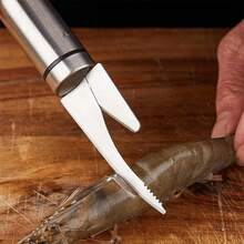 3PCS 5 In 1 Multifunctional Shrimp Line Fish Maw Knife Stainless Steel Line Knife - Silver - View 9