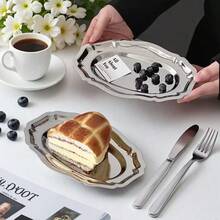 1pc Stainless Steel 304 Snack Bowl, Pudding Cup, Dessert Dish, Ice Cream Cup, High-End Dessert Cup - Silver - View 4