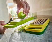 Joseph Joseph Multi-Prep Compact 4-In-1 Multifunctional Set, Kitchen Vegetable Chopper &Amp; Dicer, Cheese Grater, Mandoline Veggie Slicer, Food Julienne Cutter With Container - ColorB - 查看 5