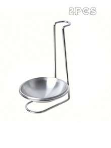 1/2 Piece Stainless Steel Spoon Holder Set With Stand And Storage Bowl, Hot Pot Spoon Rack, Soup Bowl Holder, Spoon Rack, Storage Rack, Stainless Steel Kitchen Organizer Set - Vertical Spoon And Bowl Holder With Strainer, Home And Restaurant Kitchen Utensil Rack (Spoons Not Included) - Multicolor - View 13