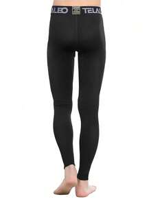 HOPLYNN 3pcs/Pack Teenage Boys' Compression Pants, Tight Leggings, Sports Base Layer Tights, Football Sports Gear - Multicolor - View 3