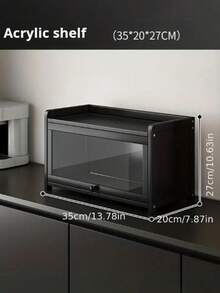 New Practical Desktop Storage Rack, 2-Tier/3-Tier Acrylic Transparent Window Makeup Organizer, Large Capacity Kitchen Countertop Storage Rack, Ideal For Storing Cosmetics And Pantry Items, Perfect Holiday Gift, Multi-Layer Storage Rack, Multi-Function Shelf - Multicolor - View 17