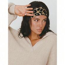 1-3pcs/Set Fashionable Women Leopard Spot Print Soft Non-Slip Headband, Elastic Yoga Sports Hair Accessories, Versatile For Daily Wear, Hairband Fall Winter Hair Band For Vacation Outfits Woman Elegant Scarf Women Bandanas Soft Headwrap - Nhiều màu - Xem 2