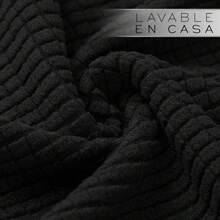 Tendencia6 Fundas Elasticas Protectoras Removibles Sillas Comedor Bazarú Cubresilla Color Negro Diseño de en tela Jaquard pack 6 pzs Maxima sujeciónCalidad premium - Negro - Ver 4