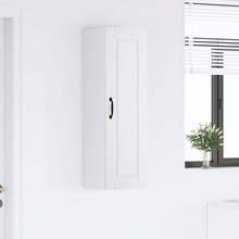 vidaXL Armoire de cuisine Blanc 30 x 31 x 100 cm Bois d'ingénierie - Blanc - Voir 4