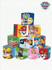 12pcs/24pcs Random Paw Patrol Cute Cartoon Character Slap Bracelet, Suitable For Parties, Rewards, Holidays, New Year, Daily Wear - Multicolor - View 2