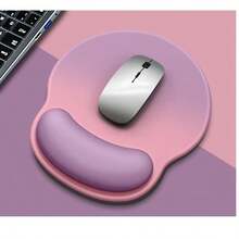 Silicone Wrist Rest Mouse Pad With Wrist Support For Office, Computer Accessories For Men And Women - Multicolor - View 5