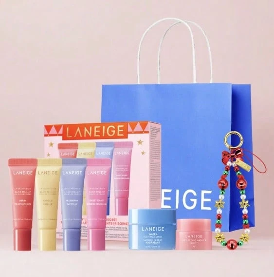 Laneige Holiday Limited Edition Glow Lip Mini Set – 4 Types * 5g | Lip ...