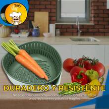 TendenciaColador Escurridor En Forma De Hoja Elegancia FuncionalidadCalidad premium - Verde / Amarillo - Ver 9