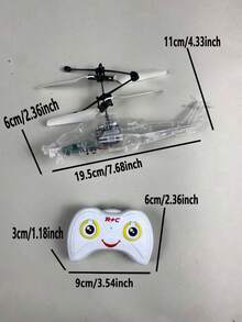 Remote Control Smart Sensing Combat Helicopter, Fighter Plane, Made Of Anti-Fall Material, Infrared Sensing Remote Control Helicopter. Toy Fighter Plane, Helicopter, Fighter Plane, Sensing Aircraft, Remote Control Plane, Plastic Flying Toy, Gesture Sensor, Infrared Interactive Educational Toy, With LED Lampshade