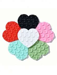 Giá đỡ điện thoại bằng silicon có giác hút, chắc chắn và ổn định, giá đỡ silicon có giác hút di động, giá đỡ điện thoại thông minh chống trượt, giá đỡ điện thoại silicon nhiều màu sắc, thích hợp cho chụp ảnh tự sướng và quay video. - Nhiều màu - Xem 2