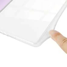 Kindle Paperwhite 超透明亚克力保护套，TPU 软垫保护，自动唤醒/睡眠 - 淡紫色 - 查看 6