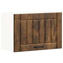 vidaXL Armario mural de cocina Lucca chêne fumé madera ingeniería - Marrón - Ver 1
