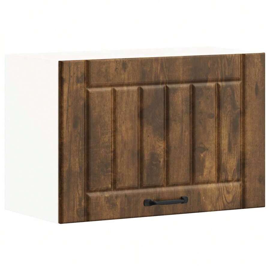 vidaXL Armario mural de cocina Lucca chêne fumé madera ingeniería - Marrón - Ver 1
