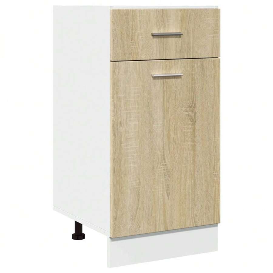 vidaXL Armadio con cassettiera inferiore "Lyon" Chêne Sonoma 40 x 46 x 81,5 cm Legno d'ingegneria - Castano - Visualizzare 1