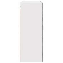 vidaXL Armário de cozinha Kalmar cinza beton 80 x 31 x 80 cm - Cinza - Ver 7