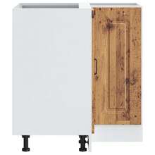 vidaXL Armoire d'angle de cuisine Kalmar vieux bois bois d'ingénierie - Tabac - Voir 6
