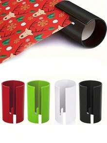 1pc Gift Wrapping Paper Cutter, Sliding Gift Wrapping Paper Cutter, For Party Gift Wrapping, Holiday Paper Cutting, Gift Wrapping Paper Roll, Kraft Paper Cutter Tool, And Easy To Cut Paper, Craft Gift Wrapping Tool, Valentine's Day, Birthday, Christmas, New Year Party Gift Wrapping Paper Cutter