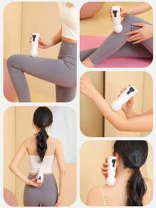 Máy mát-xa cầm tay, thiết bị trị liệu mát-xa điện cho nam và nữ, máy mát-xa mini di động, sạc USB, dùng cho chân và lưng, thiết kế nhẹ dễ dàng bỏ vào túi. - Nhiều màu - Xem 6