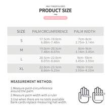 GOUNOD 1 Pair Weight Lifting Full Palm Gloves , Workout Gloves For Gym, Cycling, Exercise, Super Lightweight For Men And Women. - Multicolor - View 4