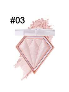 HANDAIYAN 钻石高光粉，自然持久提亮，高显色度面部轮廓高光，适合万圣节、圣诞节、日常妆容、校园派对、冬季必备 - 彩色 - 查看 12