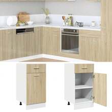 vidaXL Armadio con cassettiera inferiore "Lyon" Chêne Sonoma 40 x 46 x 81,5 cm Legno d'ingegneria - Castano - Visualizzare 2