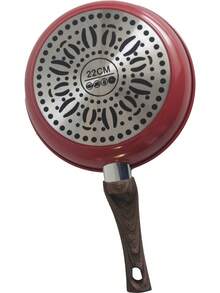 TendenciaSartén Con Antiadherente Para Parrilla De Inducción 22 Cm  RojoCalidad premium - Rojo - Ver 4