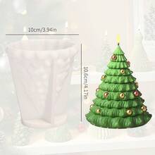 TendenciaMolde Silicón Árbol Navidad Pino Navideño Vela Chocolate Estilo 4Calidad premium - 1 - Ver 8
