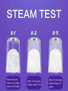 10pcs/Pack Lavender Self-Heating Steam Eye Mask, Self-Heating Compress For Travel, Nap, Sleep, Relaxation - Purple - View 9