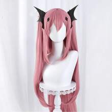 Krul Tepes Cosplay Wig Women 110cm Long Pink Wig Cosplay Anime Cosplay Wigs Heat Resistant Synthetic Wigs - 僅假髮 - 查看 4