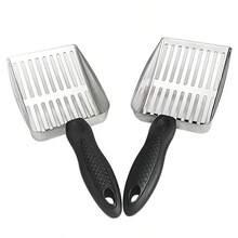 Cat Litter Scoop - Stainless Steel Metal Cat Litter Scoop-Sturdy Mesh Scooper - Mesh Shovel-Easy To Clean - Suitable For Cat Litter Box