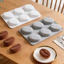 Coffee Bean Shaped Silicone Mold - Non-Stick Baking Tool, Suitable For Making Chocolate, Candy And Mini Chocolate - Multicolor - View 5