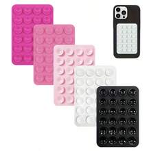 5pcs Silicone Suction Cup Phone Holder, Waterproof Sticky Base Suitable For Most Phones, Universal Finger Grip For Selfie & Video Calls - Multicolor - View 11