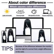 Synthetic Wig Long Straight Hair Cosplay Wig Anime Wig Party Wig Music Festival Halloween Wig Christmas - Multicolor - View 5