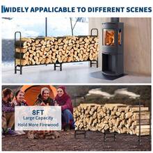 Outdoor Wood Burning Stove - Black - View 7