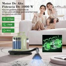 mhjAspiradora de Agua Limpiador de Tapiceria Succión 14 kPa 1000W Aspiradora para Lavar Sillones Auto-limpiante con 3 Cepillos para Sofás Telas y Manchas de Mascotasleeping Bags - 219289106 - Ver 6