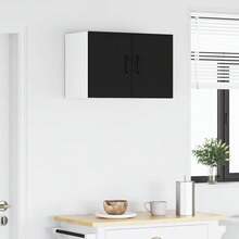 vidaXL Armário de cozinha com armazenamento Kalmar Noir 30 x 31 x 40 cm - Preto - Ver 4