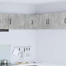 vidaXL Armadio da cucina Grigio cemento 57 x 57 x 40 cm Legno d'ingénierie - Grigio - Visualizzare 2